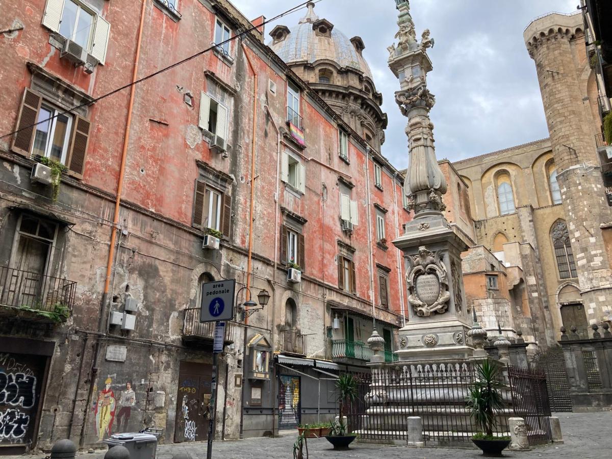 La Casa Blu Nel Cuore Storico Di Napoli Bagian luar foto