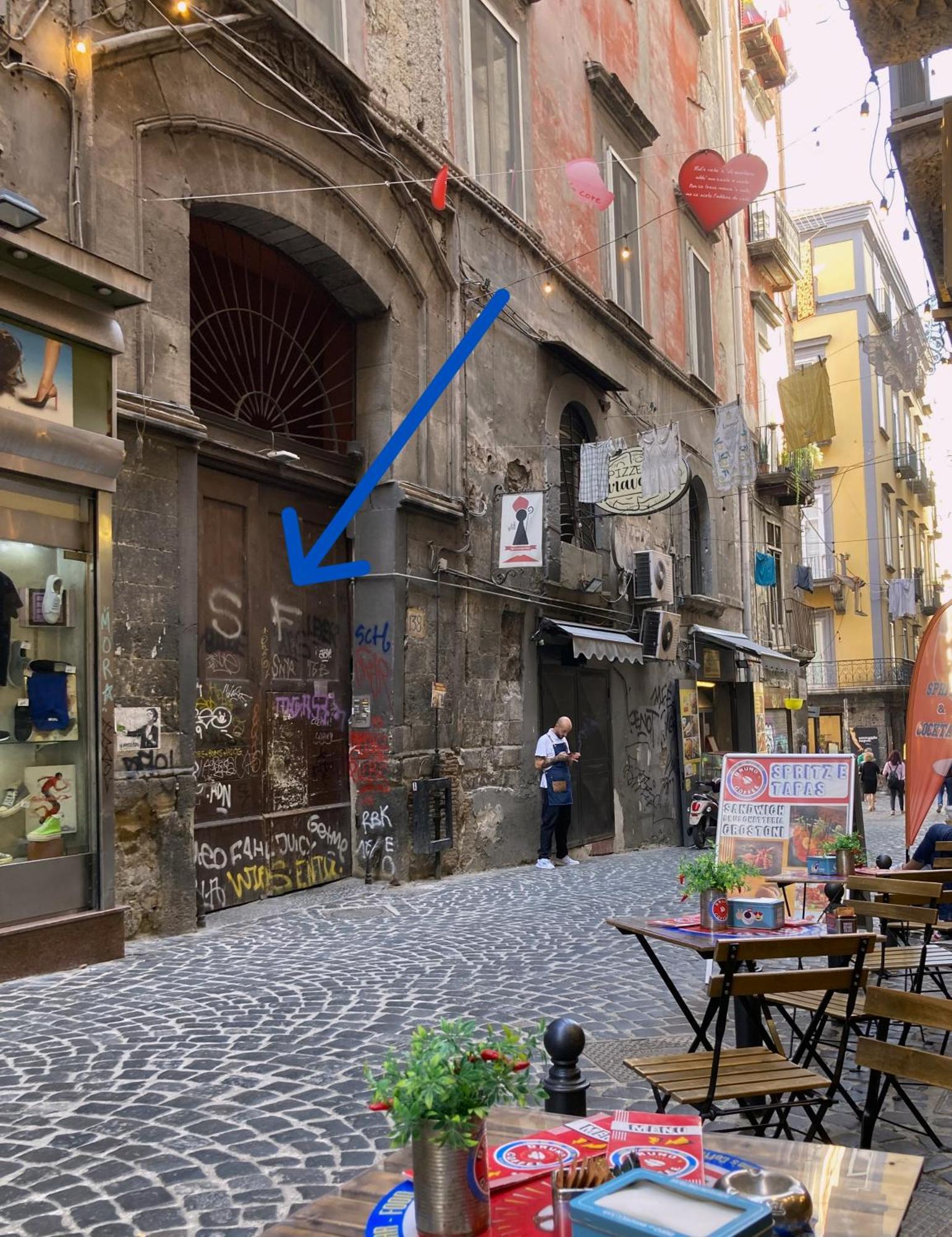 La Casa Blu Nel Cuore Storico Di Napoli Bagian luar foto